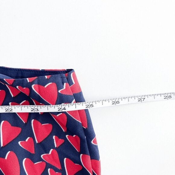 NWT Reitmans R Essentials Womens Heart Print Flowy Tank Blouse Red And Blue 2X - Picture 7 of 7